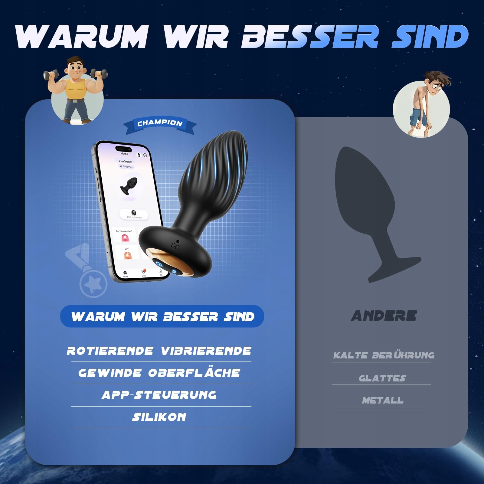 ANALVIBRATOREN Dla Mężczyzn Wibrator Analny Stymulacja Prostaty 7 Trybów — miniatura 7