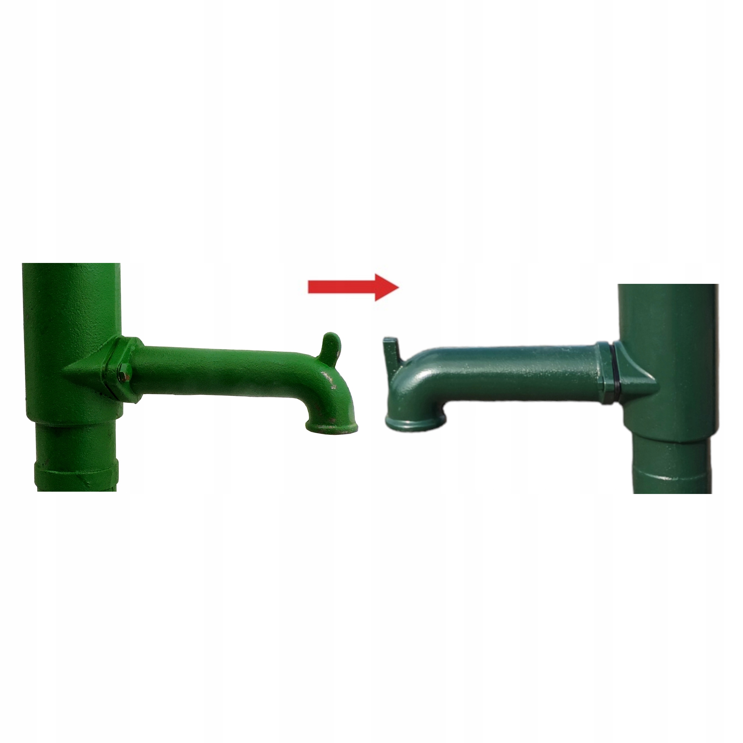 POMPA ABISYNKA OGRODOWA ŻELIWNA DO WODY ZIELONA KLASYCZNA - WYSOKA JAKOŚĆ Maksymalna wydajność pompy 1680 l/h