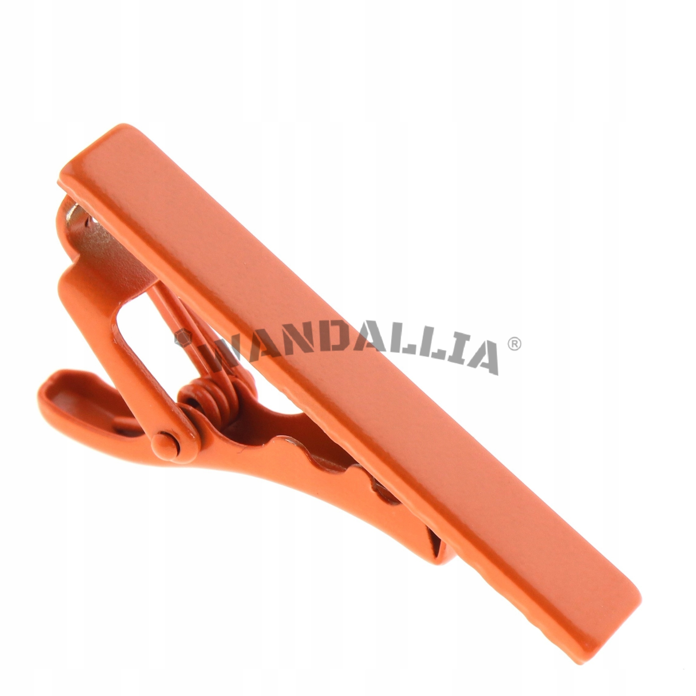 WANDALLIA Spinka do Krawata SP-KR-44 Klasyczna Pomarańczowa dł.4cm Marka Wandallia