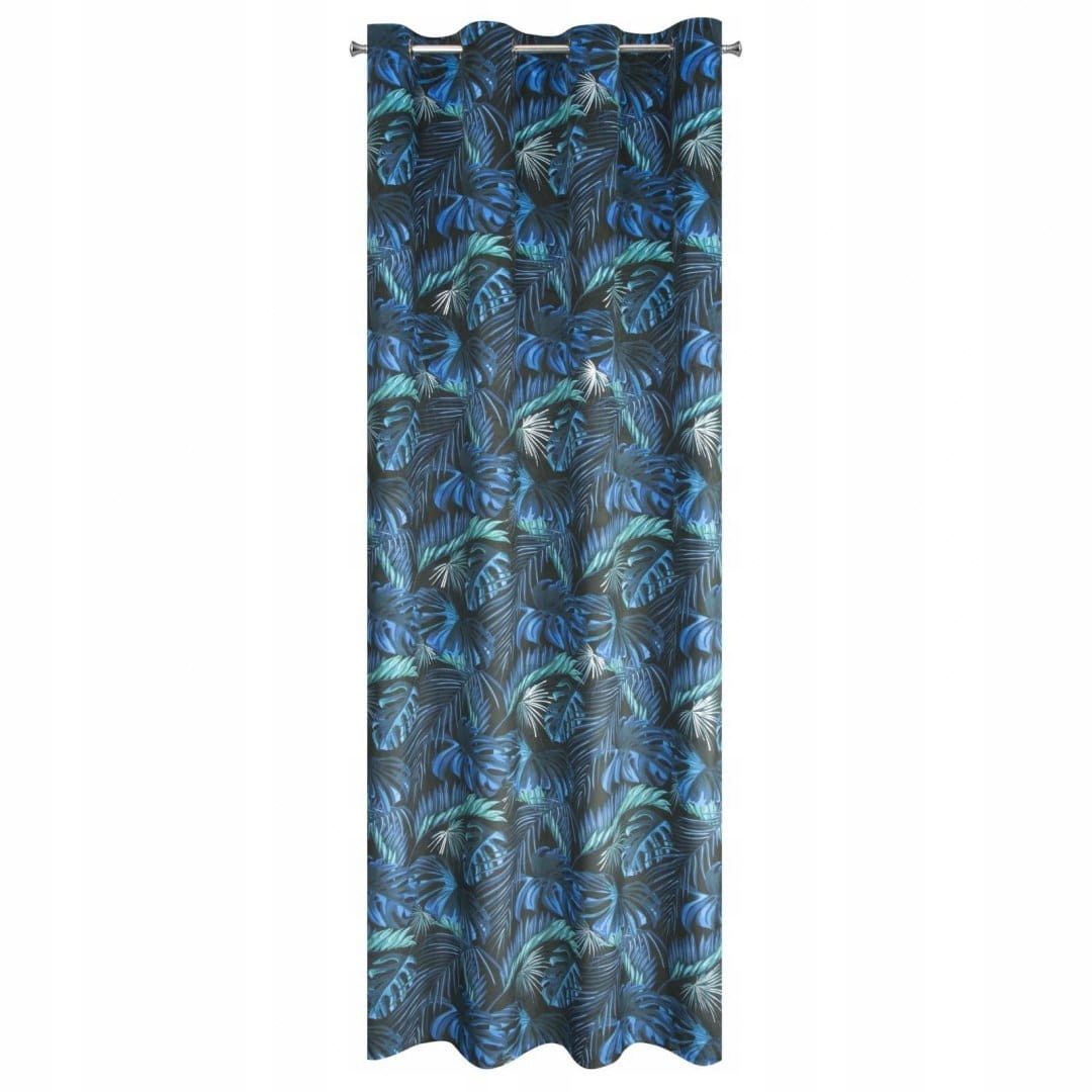 

Zasłona Lazur Liście Egzotyczne 140X250 Przelotki