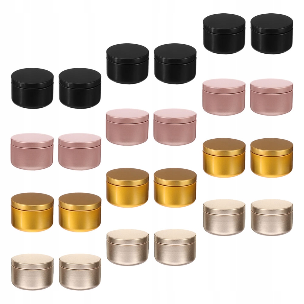 24 ks Svíčka Sklenice Prázdné Nádoby Svíčky