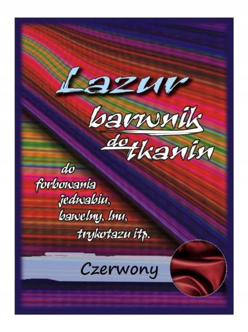 barwnik do tkanin bez gotowania ARGUS czerwony 15 g — 3
