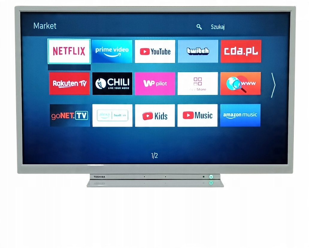 

Biały Smart Tv Led 32 Toshiba DVBT2 Hevc Bluetooth
