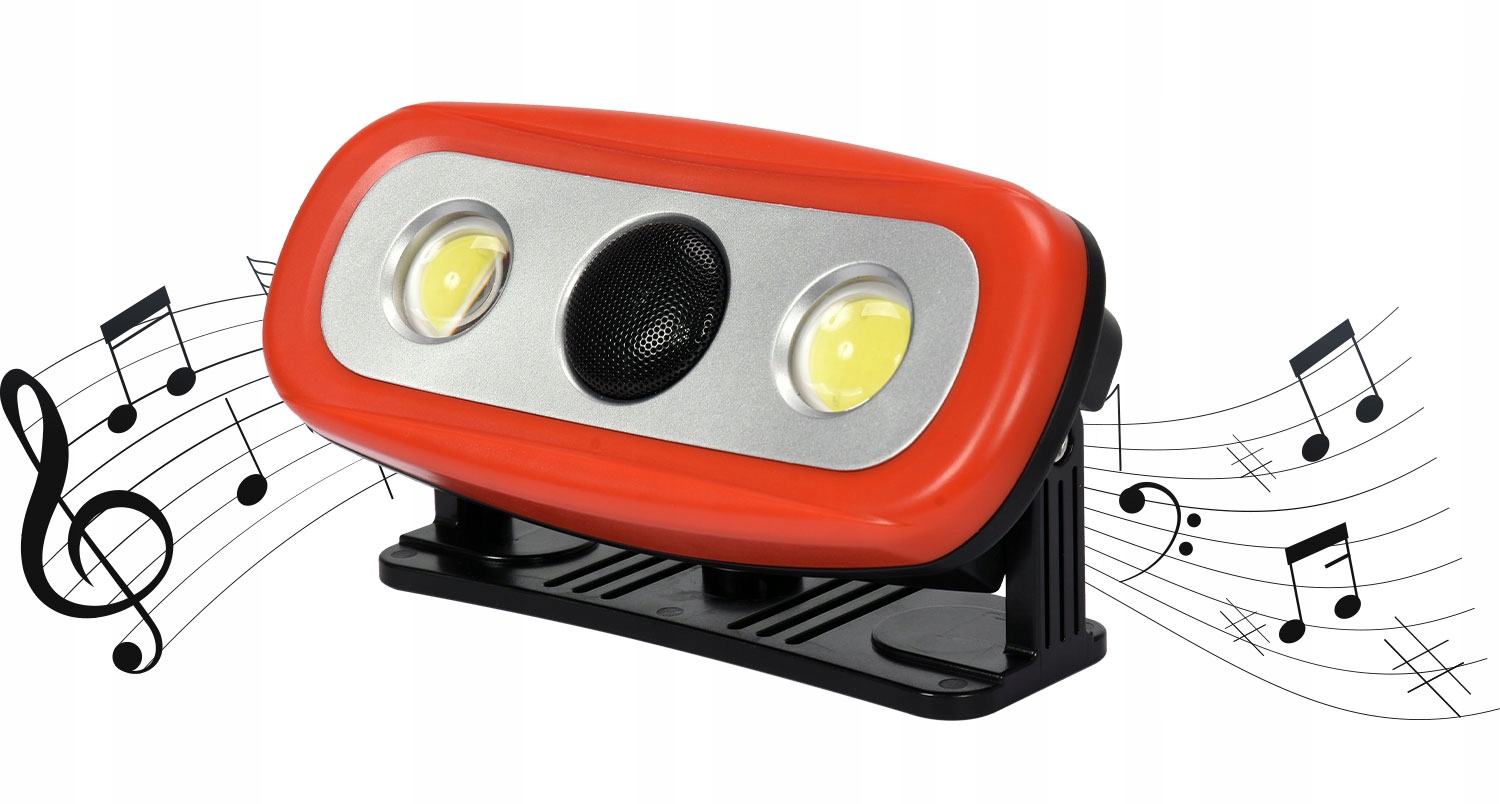 REFLEKTOR GŁOŚNIK POWERBANK 3w1 2000lm BLUETOOTH