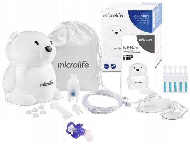 

Microlife NEB400 Nebulizator Inhalator Smoczek
