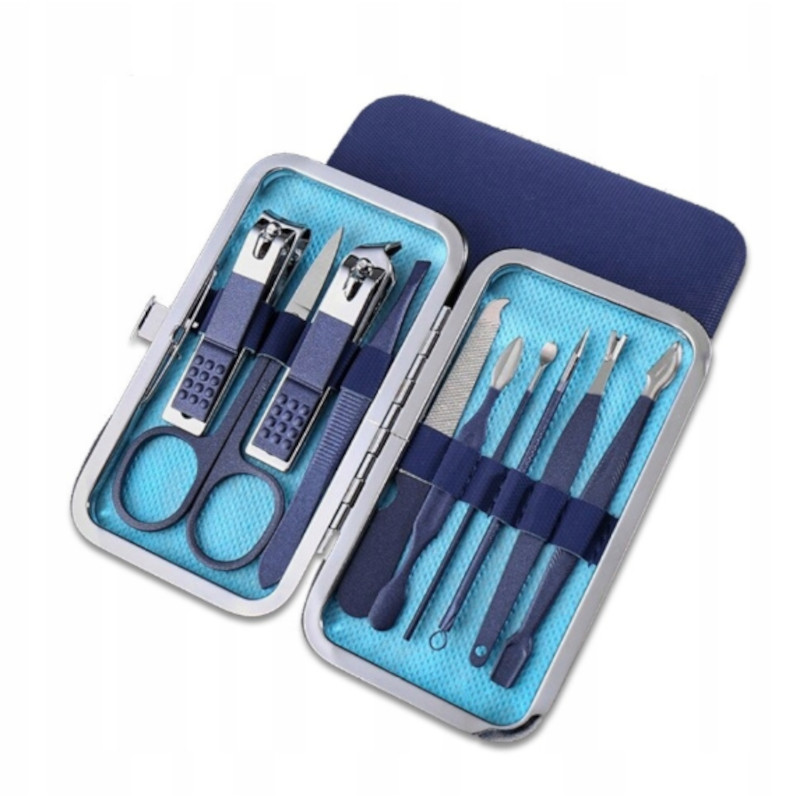 

Zestaw Do Manicure Przybornik 10 Elementów Etui