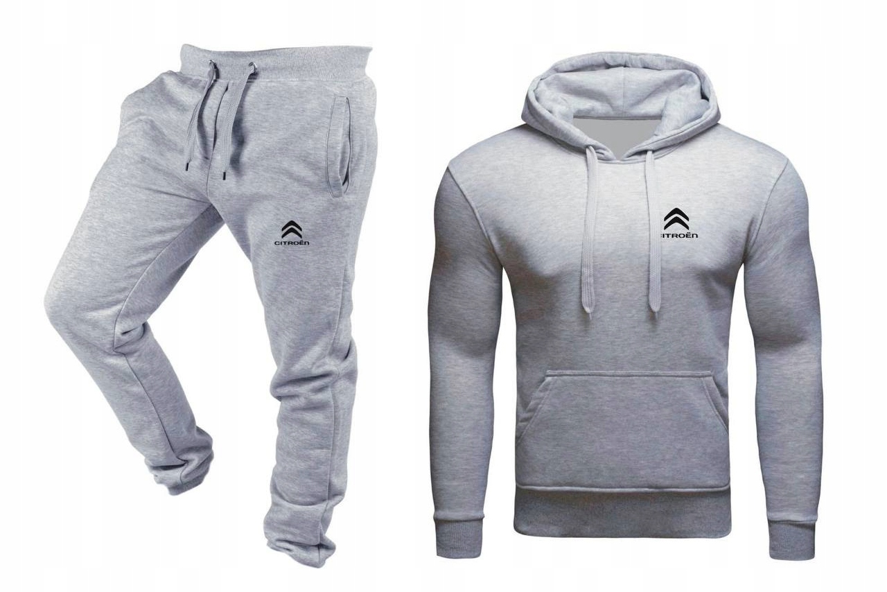 Tepláková Souprava Teplákovka Citroen Mikina A Kalhoty Šedá L