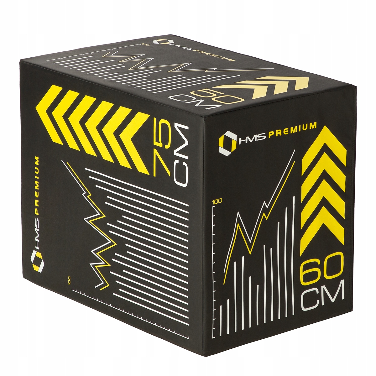 Plyometrická Měkká Skříň 75x60x50 cm PYB01 Crossfit Fitness Pro Cvičení