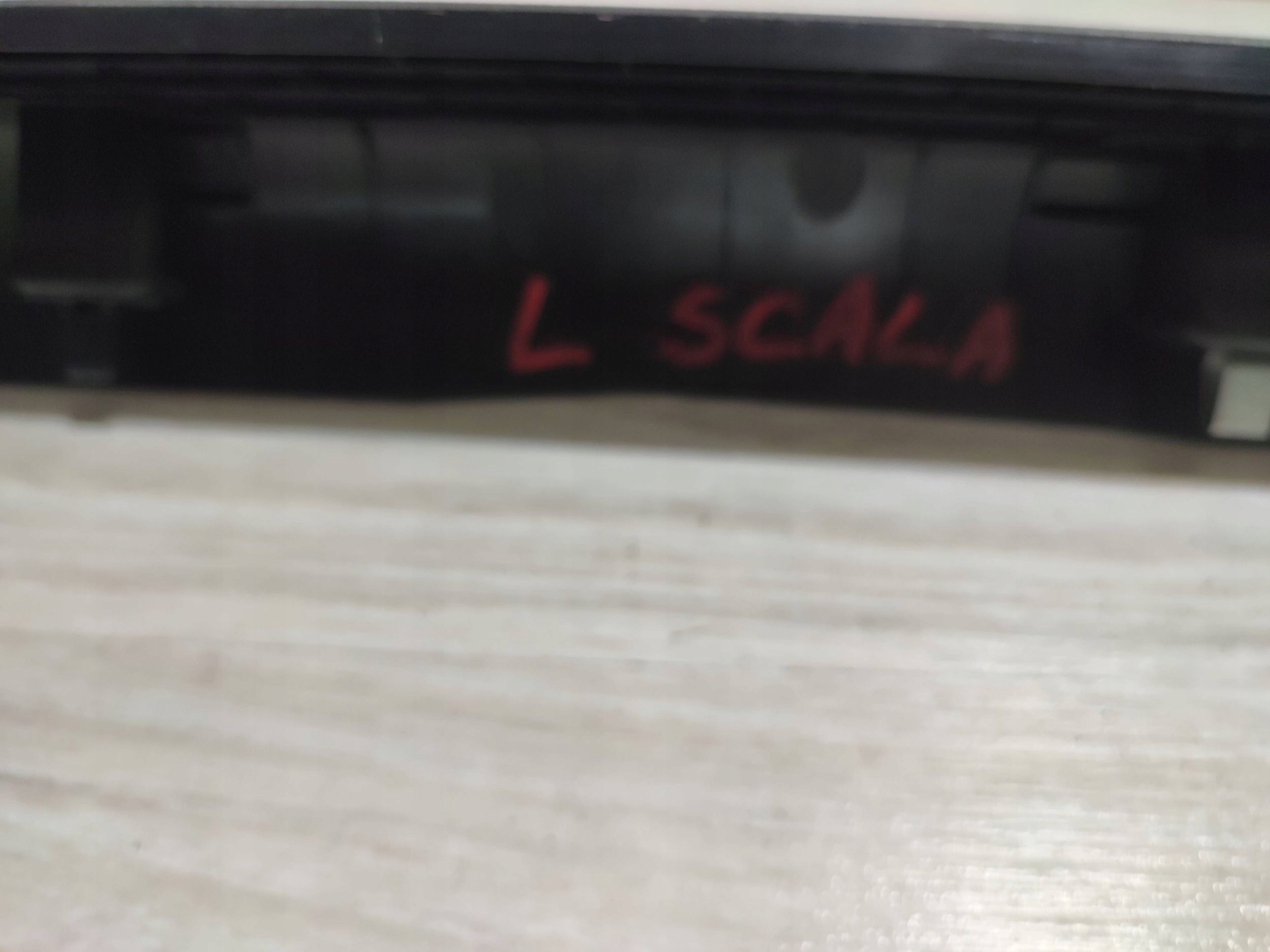 Skoda Scala 2020 left side moulding threshold front