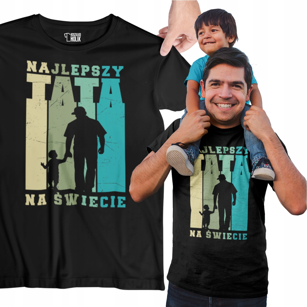 

Koszulka Najlepszy Tata na świecie Tata Syn