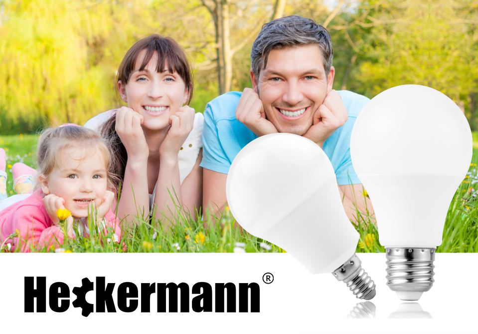 ŻARÓWKA LED A60 7W CIEPŁY BIAŁY HECKERMANN Marka Heckermann