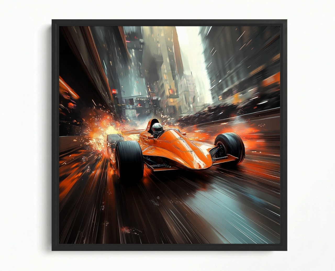 Obraz Rám American Box Motorsport Závody Formule 1 Formule Auto 50x50