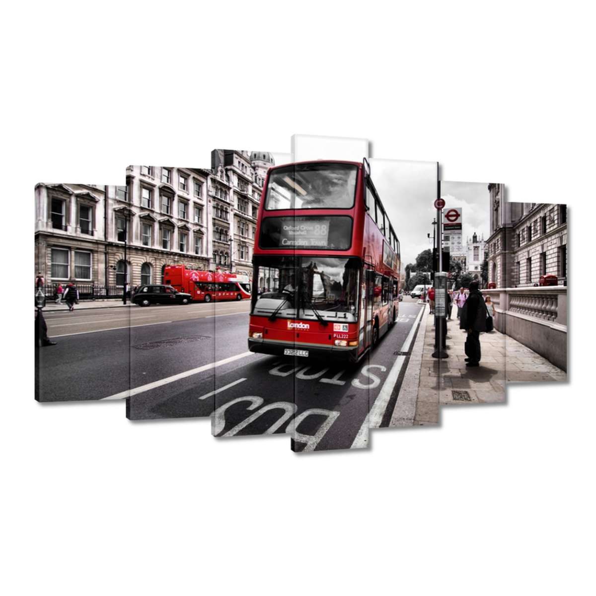 Obrazy 140x80 Zajímavý londýnský autobus