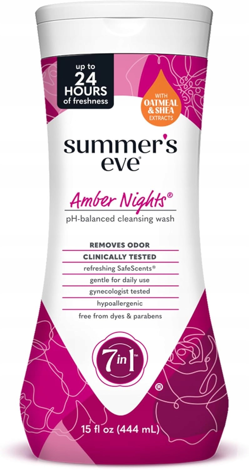 Żel do higieny intymnej Summer's eve 7w1 Amber Nights 444 ml z Usa