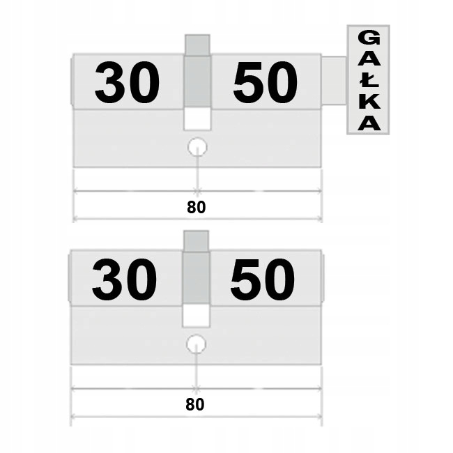 WKŁADKI KOMPLET 30/50 + G50/30 SYSTEM 5KL CZARNE Marka Alubrass