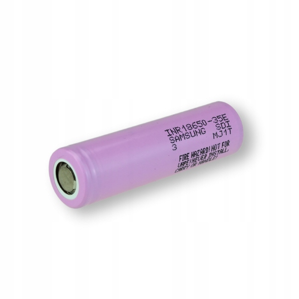 Ogniwo INR18650-35E Samsung 3500mAh Li-Ion 3.7V 8A Kod producenta INR18650-35E Samsung