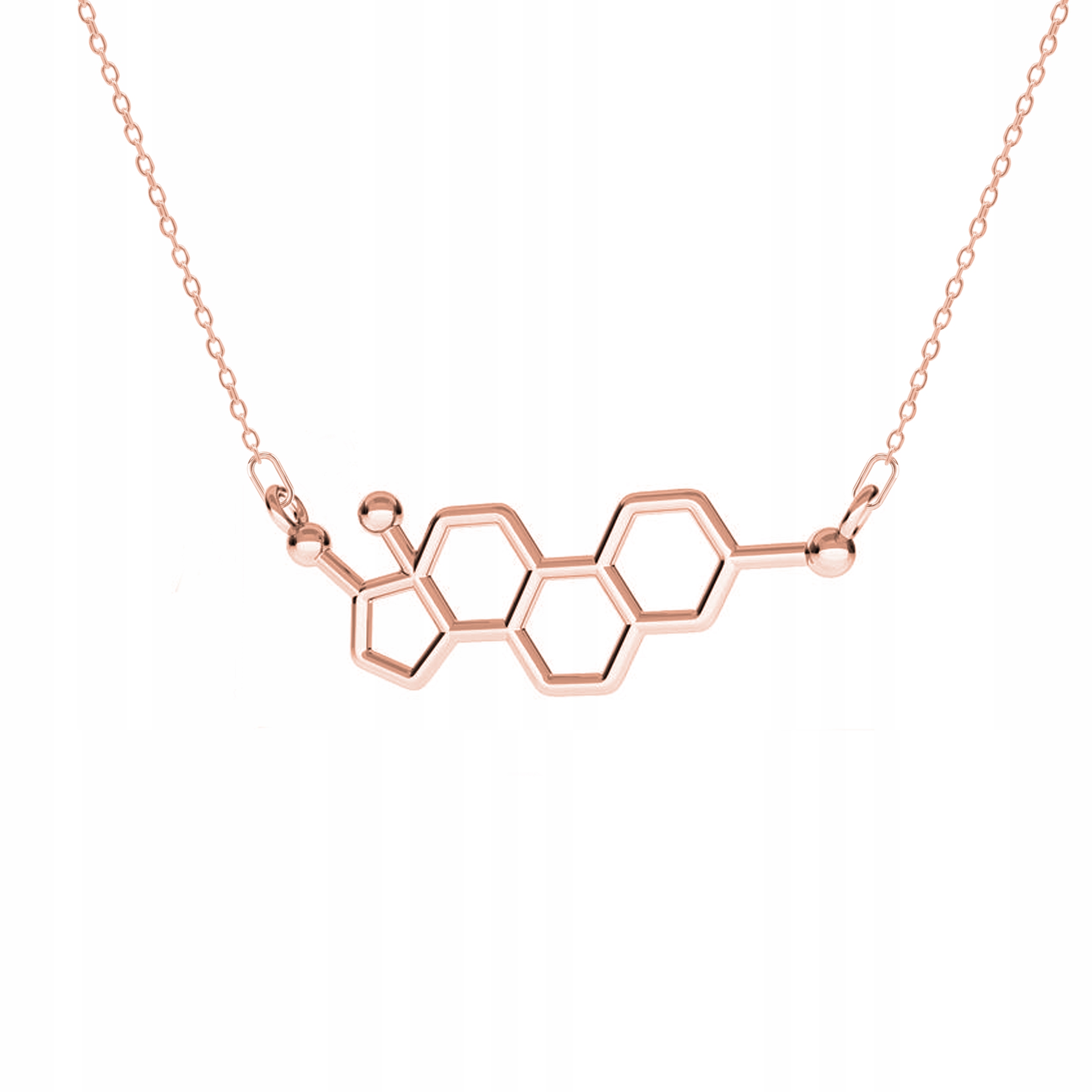 

Łańcuszek złoty naszyjnik 925 Wzór Estrogen
