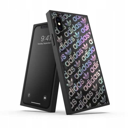 Pouzdro Adidas pro iPhone X Xs Holographic Black