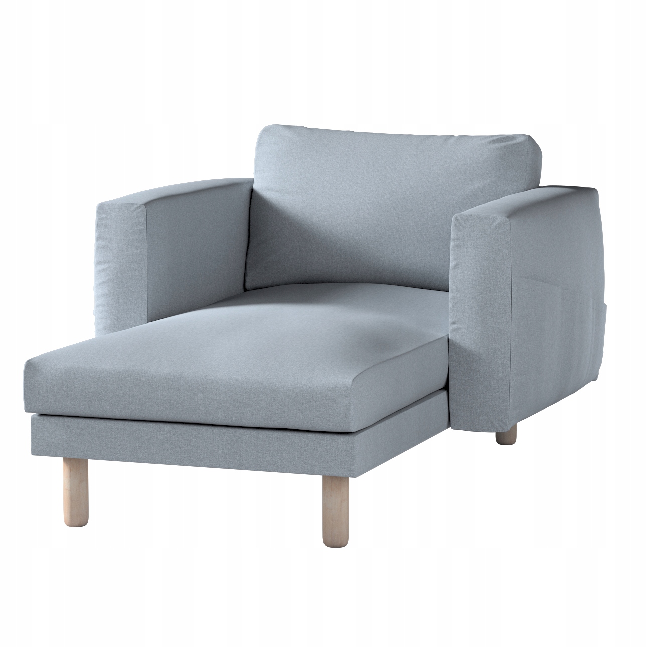 Dekoria potah na lenoška Norsborg s područkami Ikea, modrý