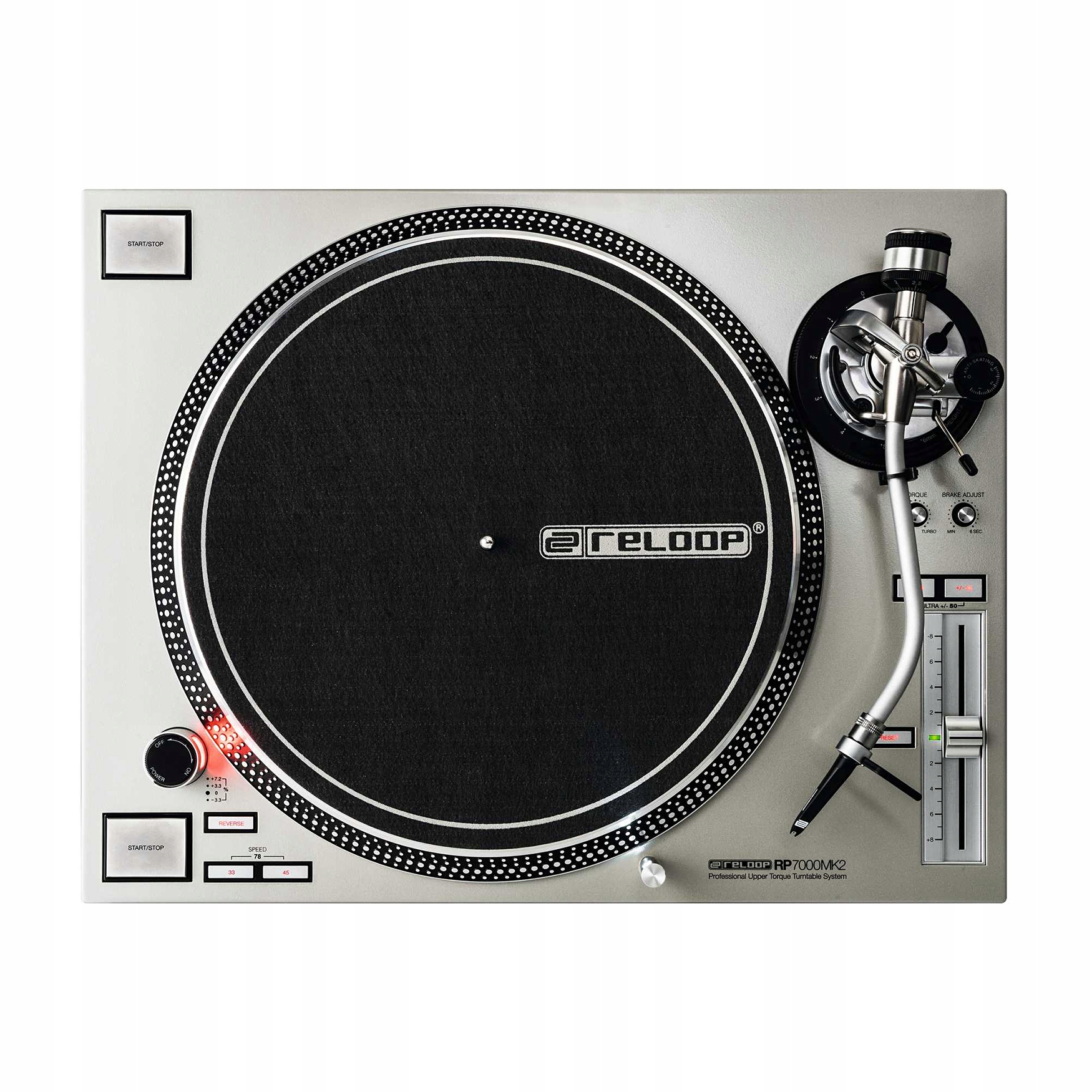 Gramofon Reloop RP-7000 MK2 srebrny Marka Reloop