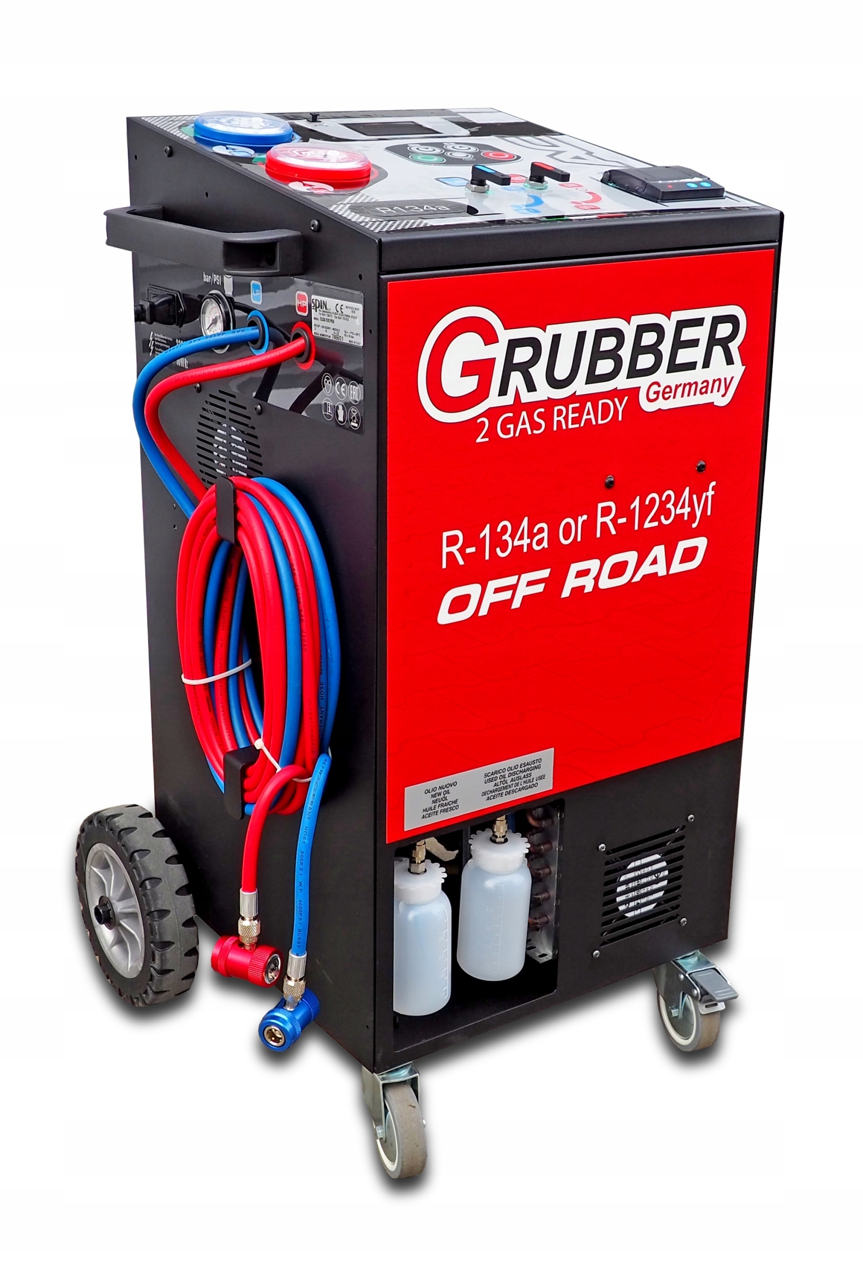 СТАНЦІЯ КОНДИЦІОНУВАННЯ ПОВІТРЯ GRUBBER R134A / 1234YF OFF-ROAD