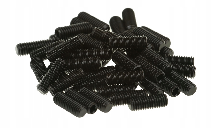 

Wkręt Dociskowy Śruba Robaczek M6x16 mm 50x Czarny