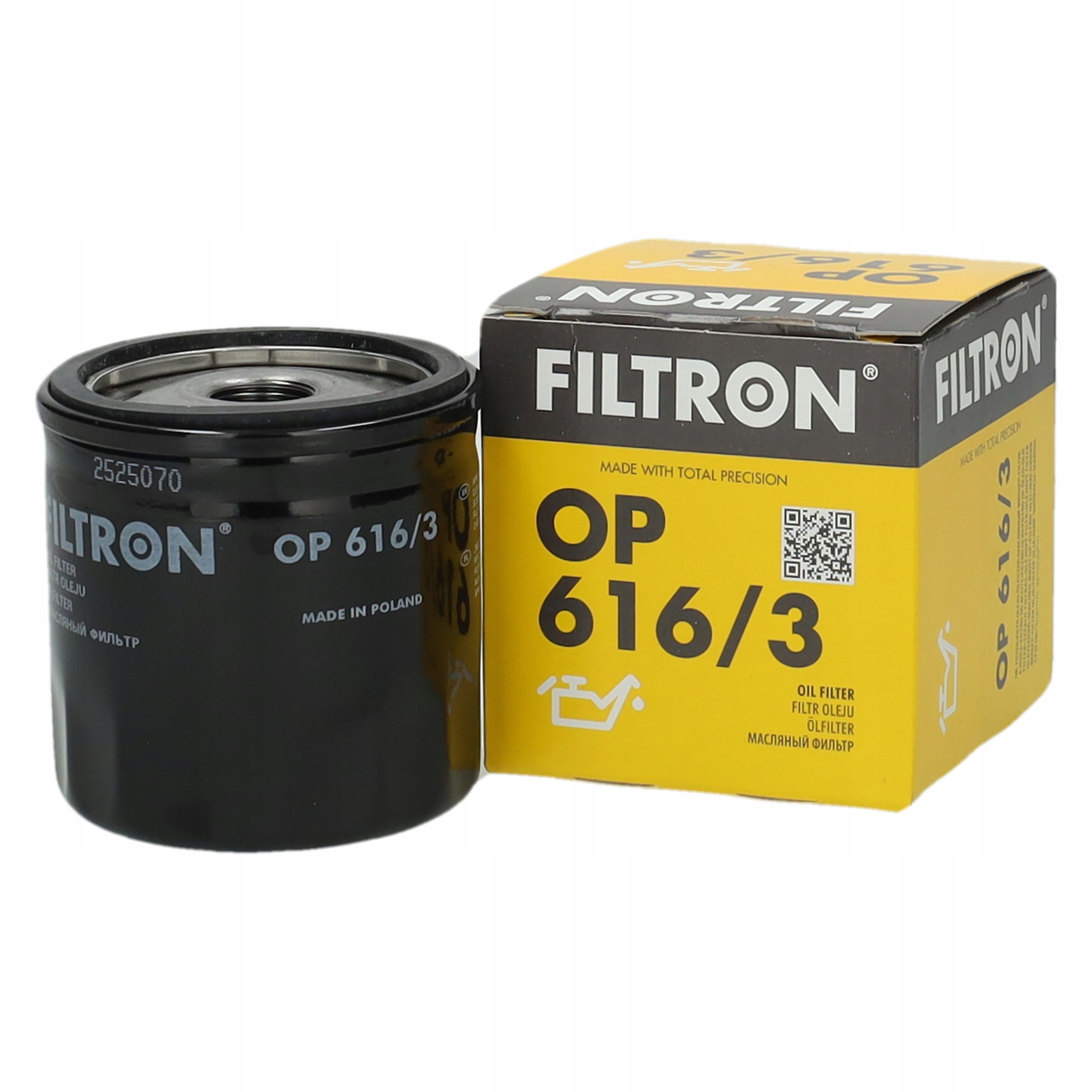 Filtr Oleju Filtron OP616/3