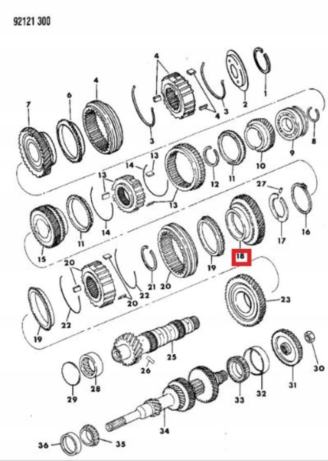 wheel ZEBATE gearboxes 2 BIEGU CHRYSLER DODGE / 04531812