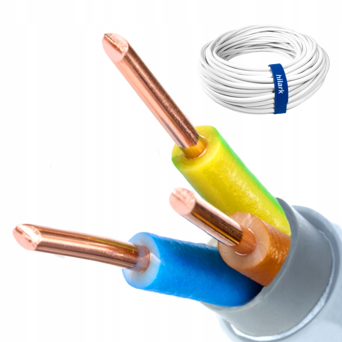 Inštalačný kábel okrúhly Ydy 3x2,5 mm2 450/750 V 100 m