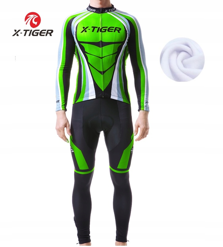 BLUZA NA ROWER MĘSKA TERMOAKTYWNA Z ODBLASKIEM PRO Kolor wielokolorowy