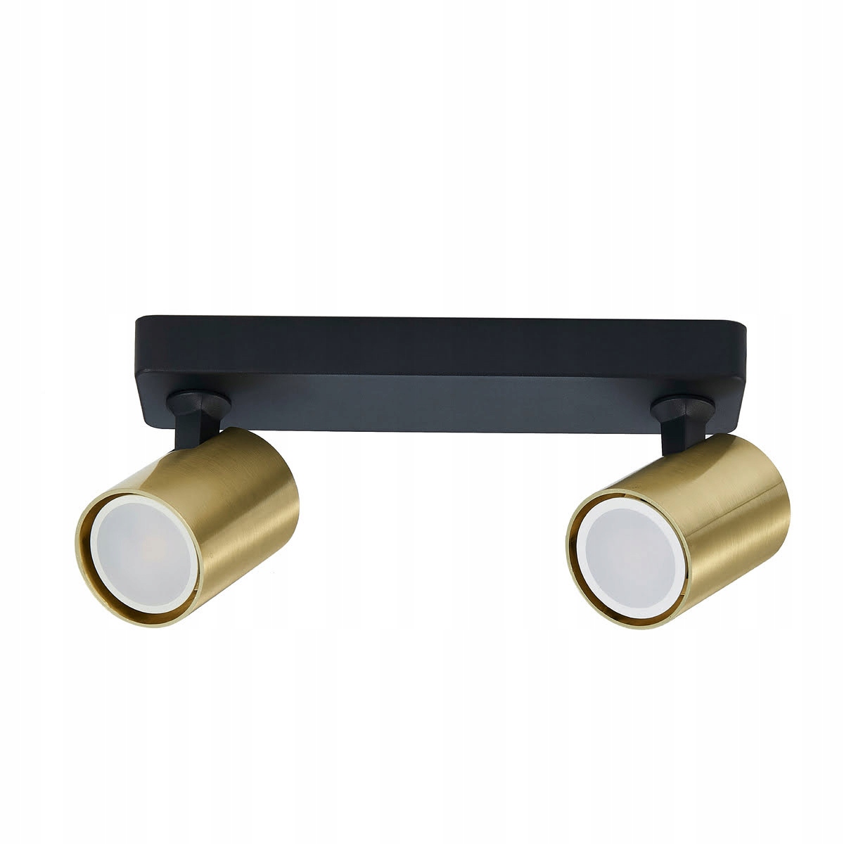 Spot Stropní reflektor Otočný Snow Dvojitý Černý Zlatý 2xGU10