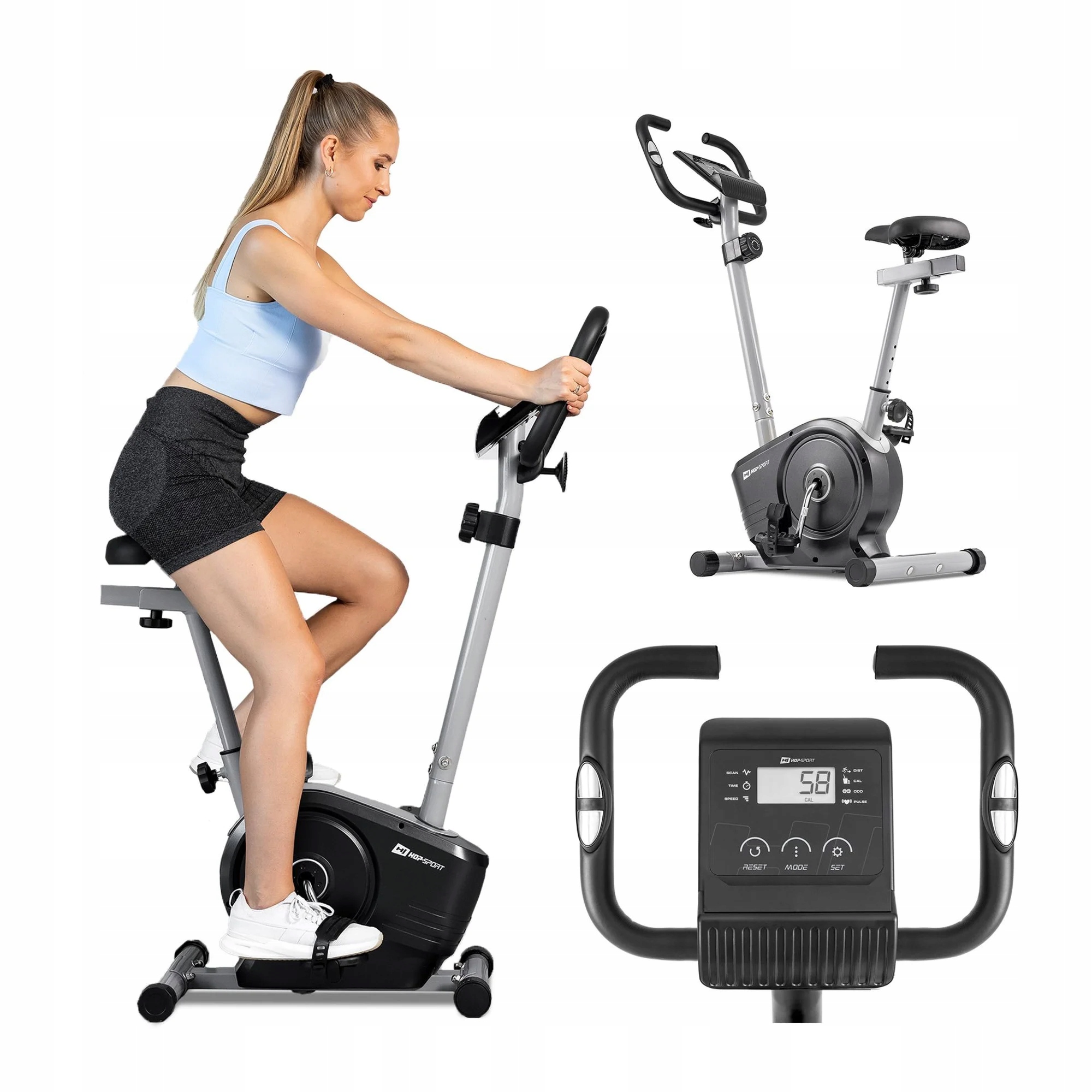 Rower Stacjonarny Magnetyczny Rowerek Treningowy do Ćwiczeń Koło 7kg