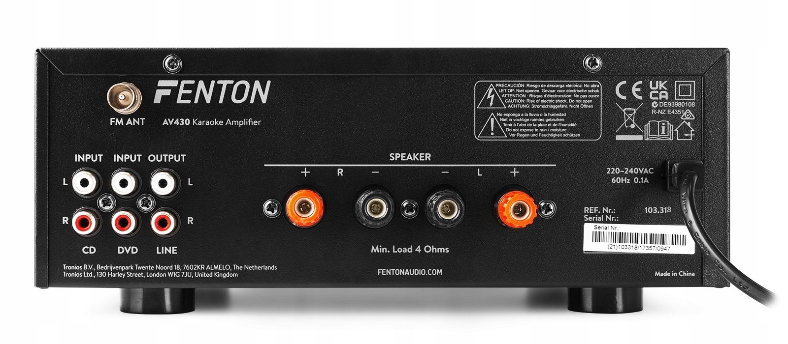 MOCNY WZMACNIACZ AMPLITUNER STEREO BLUETOOTH RADIO Liczba wejść HDMI 0