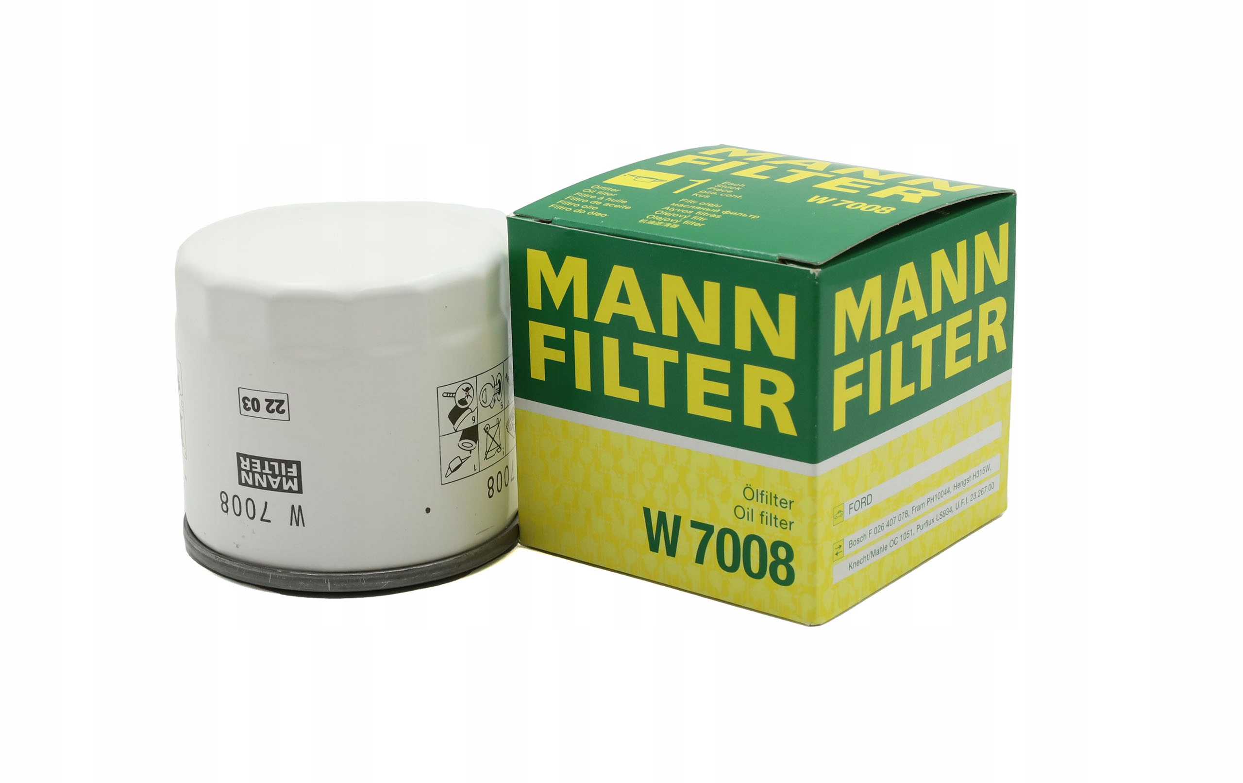 

Filtr Oleju Mann W7008