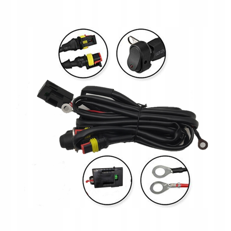 

Instalacja Przełącznik Halogeny Led Przekaźnik W07