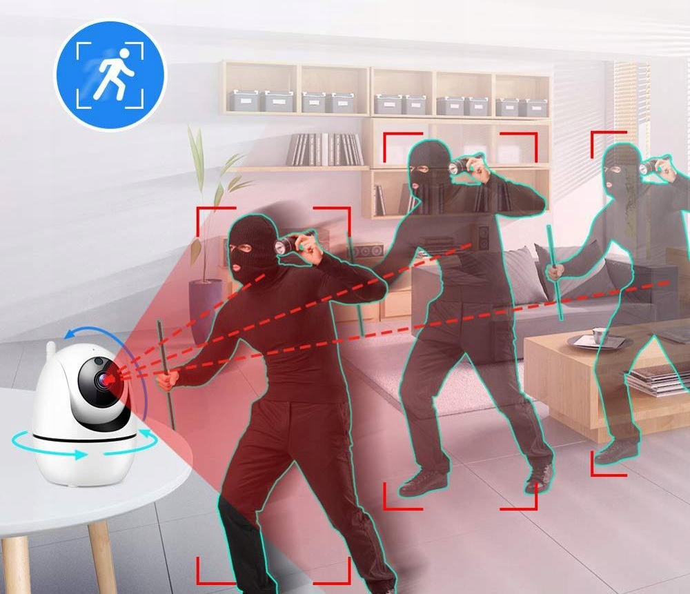 Kamera RTX P2P AUDIO WiFi IR ŚLEDZENIE SD ONVIF Cechy dodatkowe łączność z wifi