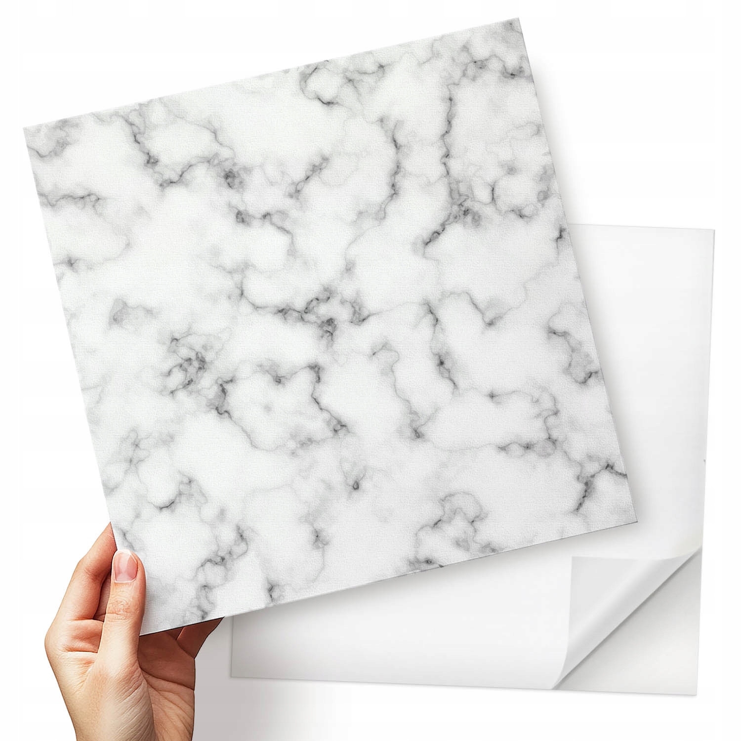 Pvc vinylové dlaždice Stylový mramorový vzor s jemnými žilkami 9x30x30 cm