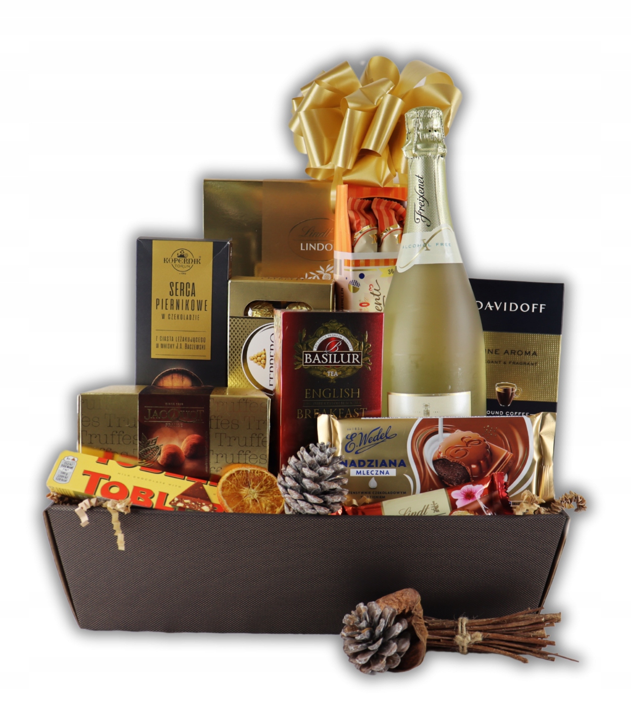 Levně Dárkový koš Vánoční pohádka z Freixenet Šumivé víno bez alkoholu