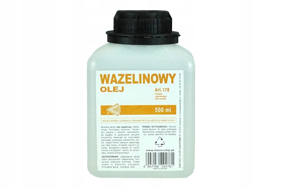 

Micro-chip Olej wazelinowy Smar 500ml ART.178