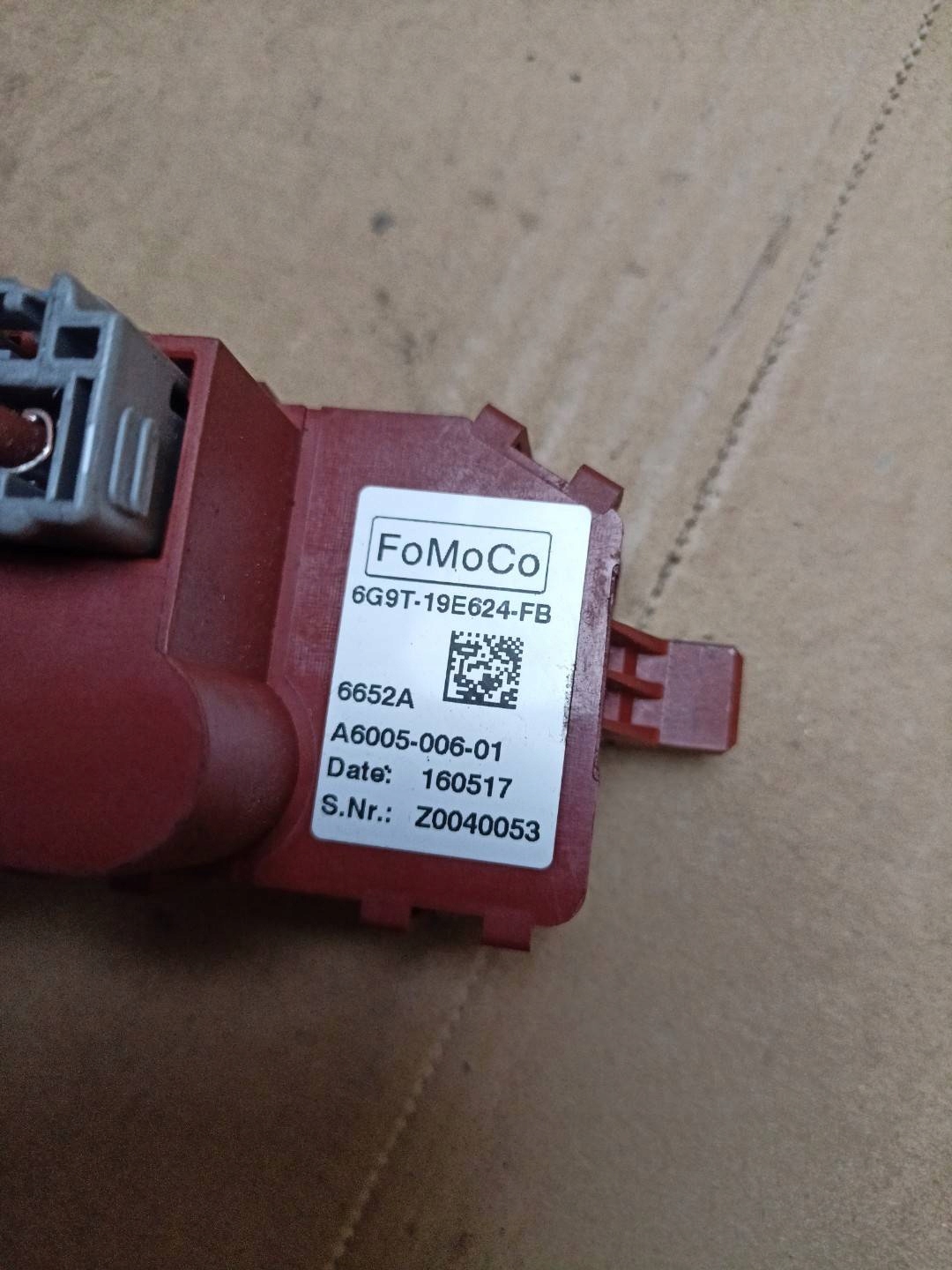 heater resistor Ford Escape 3 C520 facelift 2017 6G9T-19E624-FB