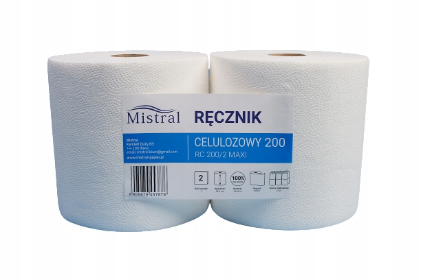 

Ręczniki Papierowe Czyściwo Celuloza Mocne Duże