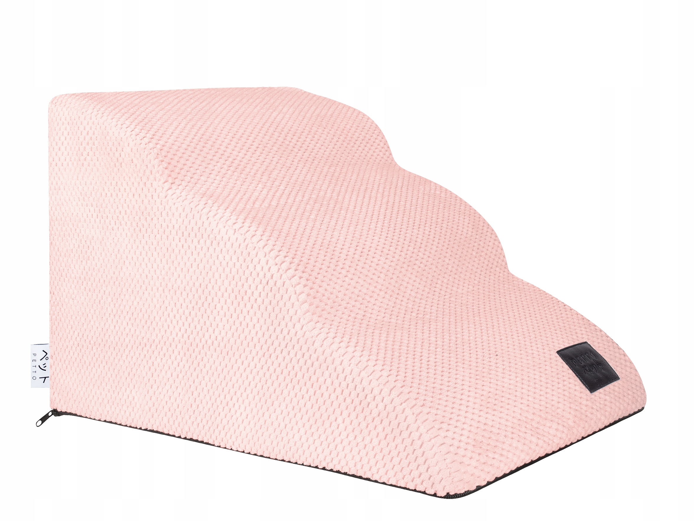 Levně Petto Kumo 3 Schodky pro psa stupně světle růžové