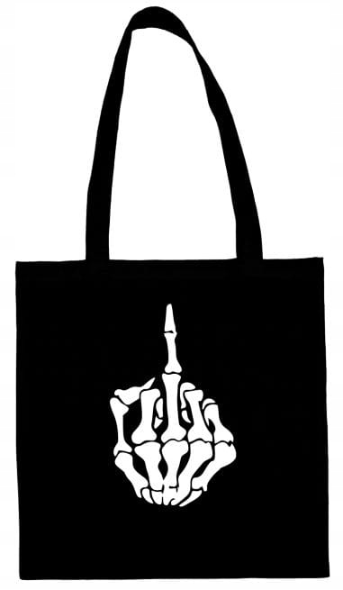 

Fuck bawełniana torba na zakupy goth