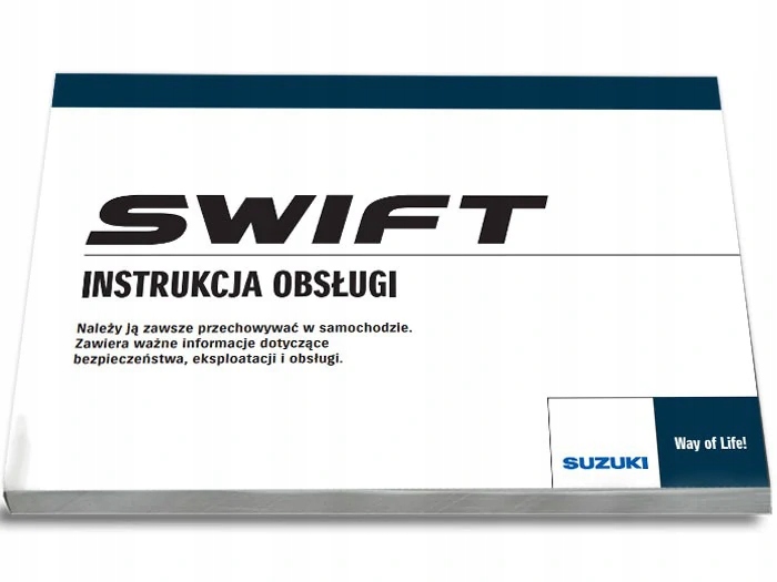 Suzuki Swift 2020 - 2023 +Radio Instrukcja Obsługi Polski
