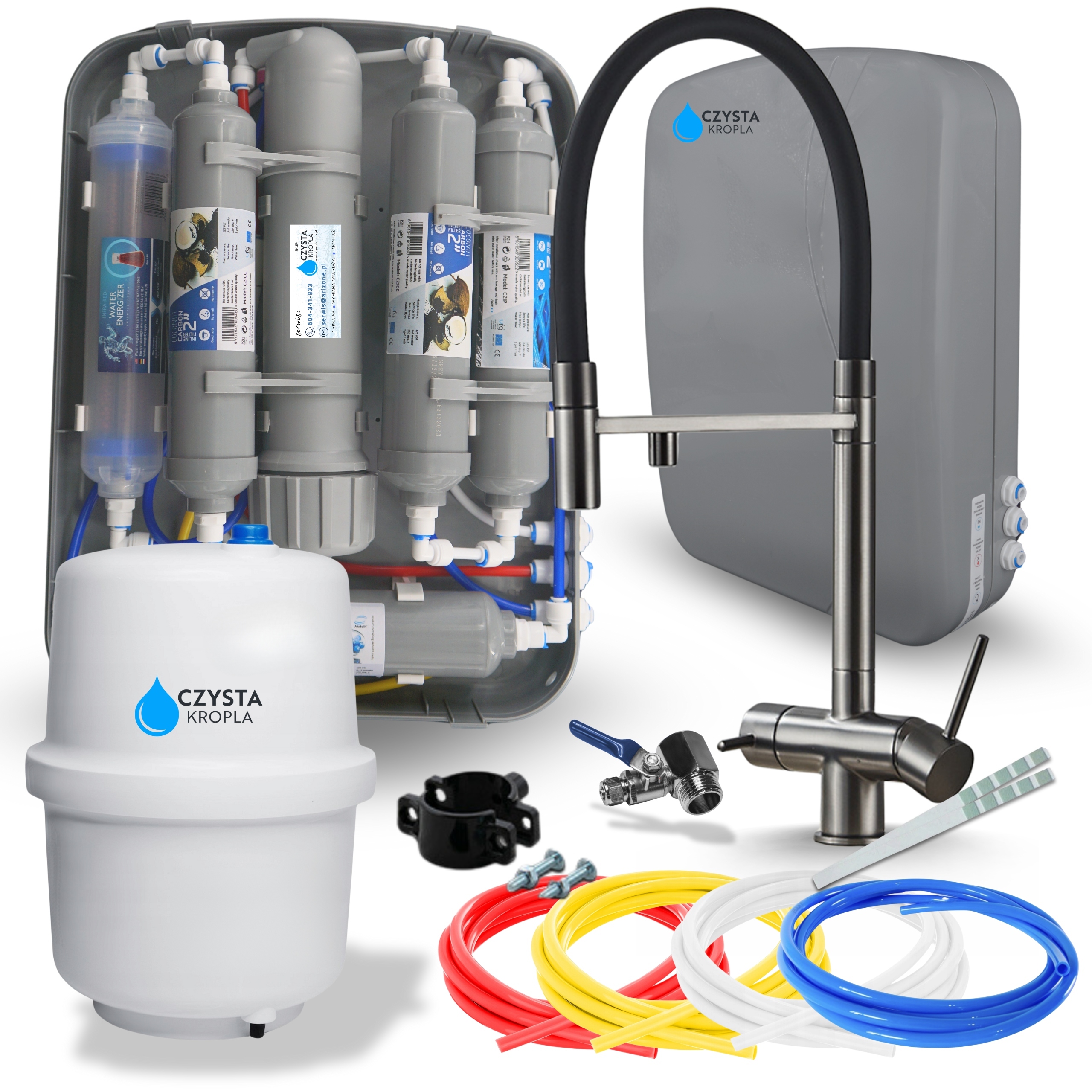 Systém filtrování vody Kuchyňský filtr s baterií Třícestný kohoutek do kuchyně