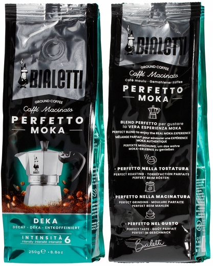 Bialetti Café moulu Perfetto Moka Deka 250 g