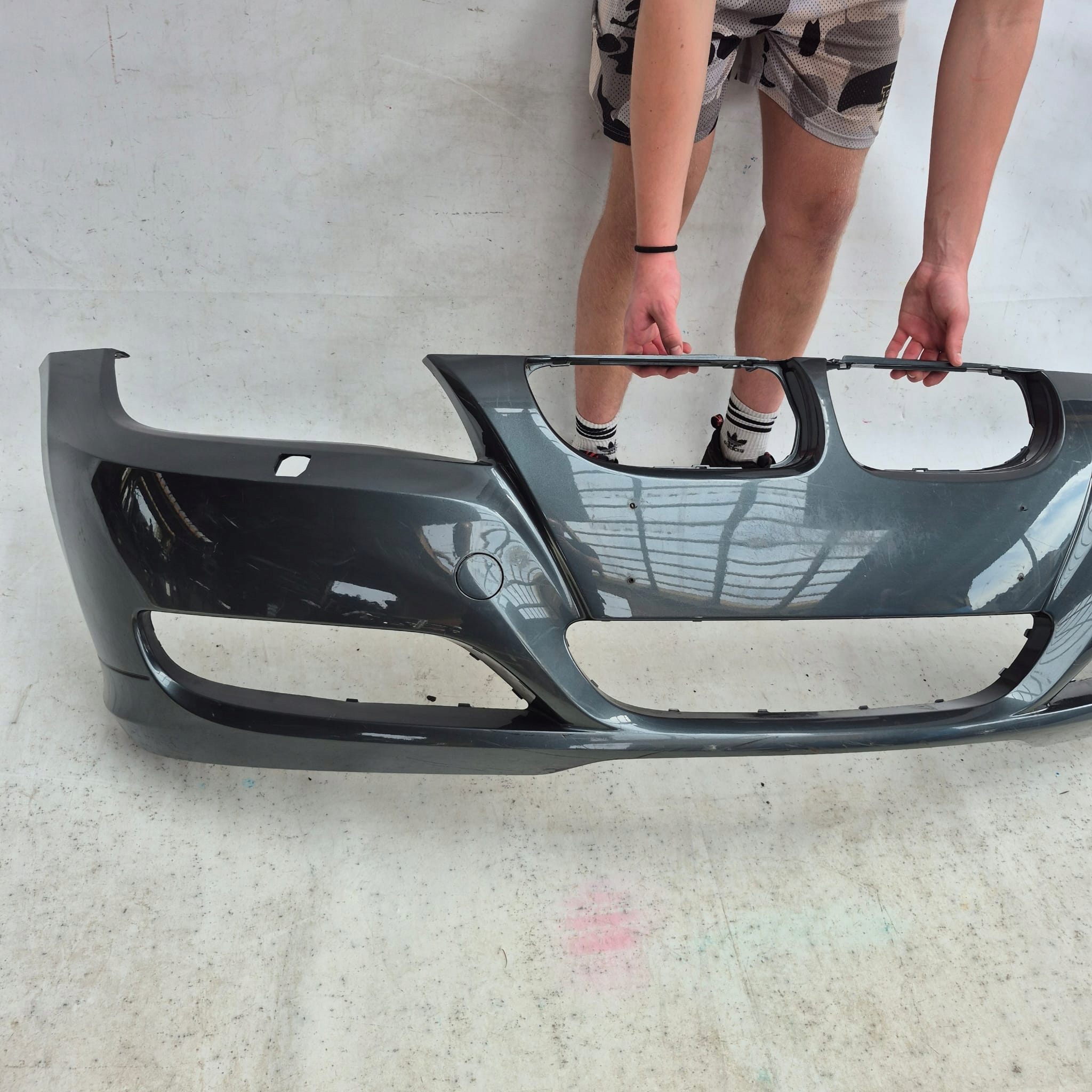 BMW 3 E90 E91 LCI LIFT 08-12 bumper front front washer