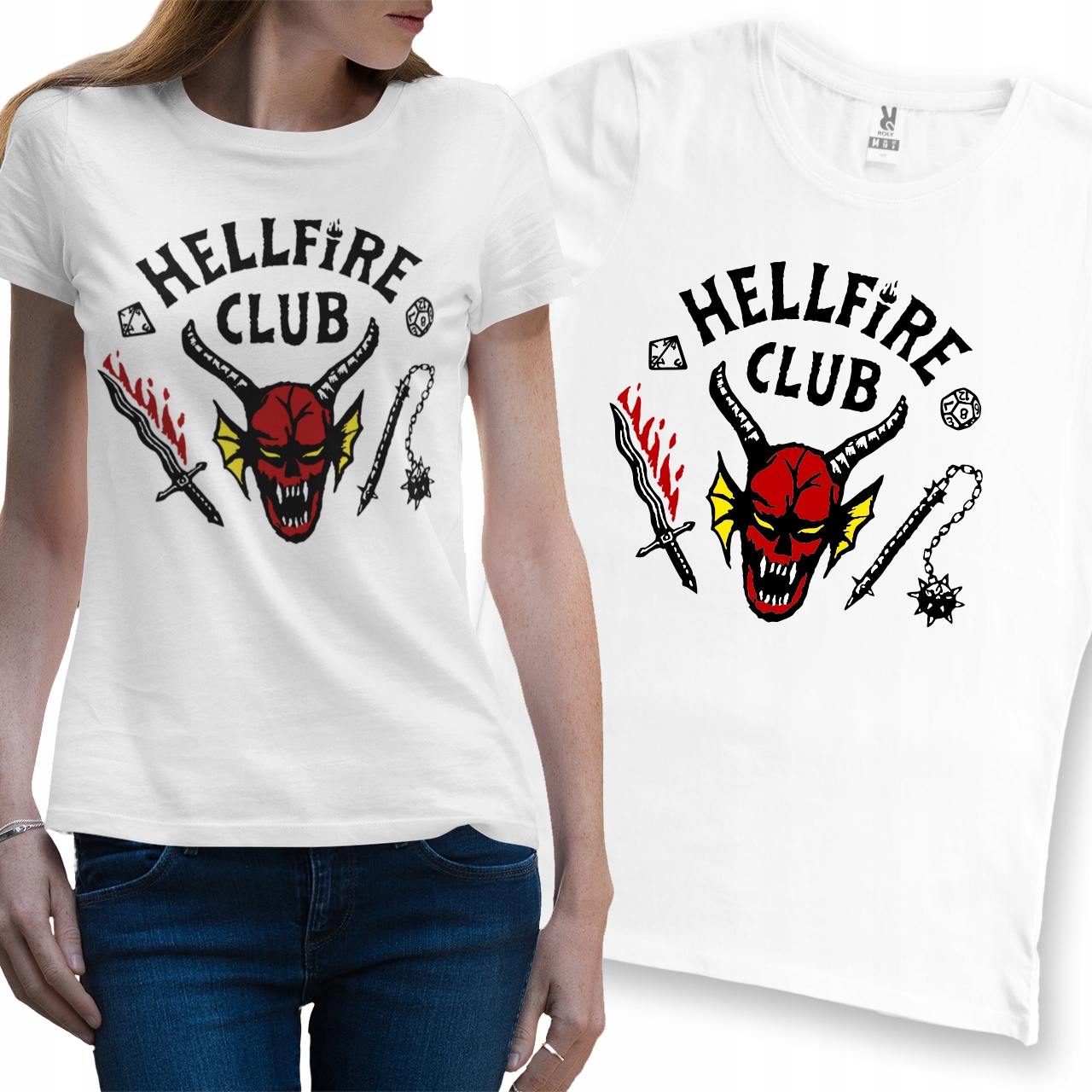 

Koszulka Damska Stranger Things Hellfire Club S