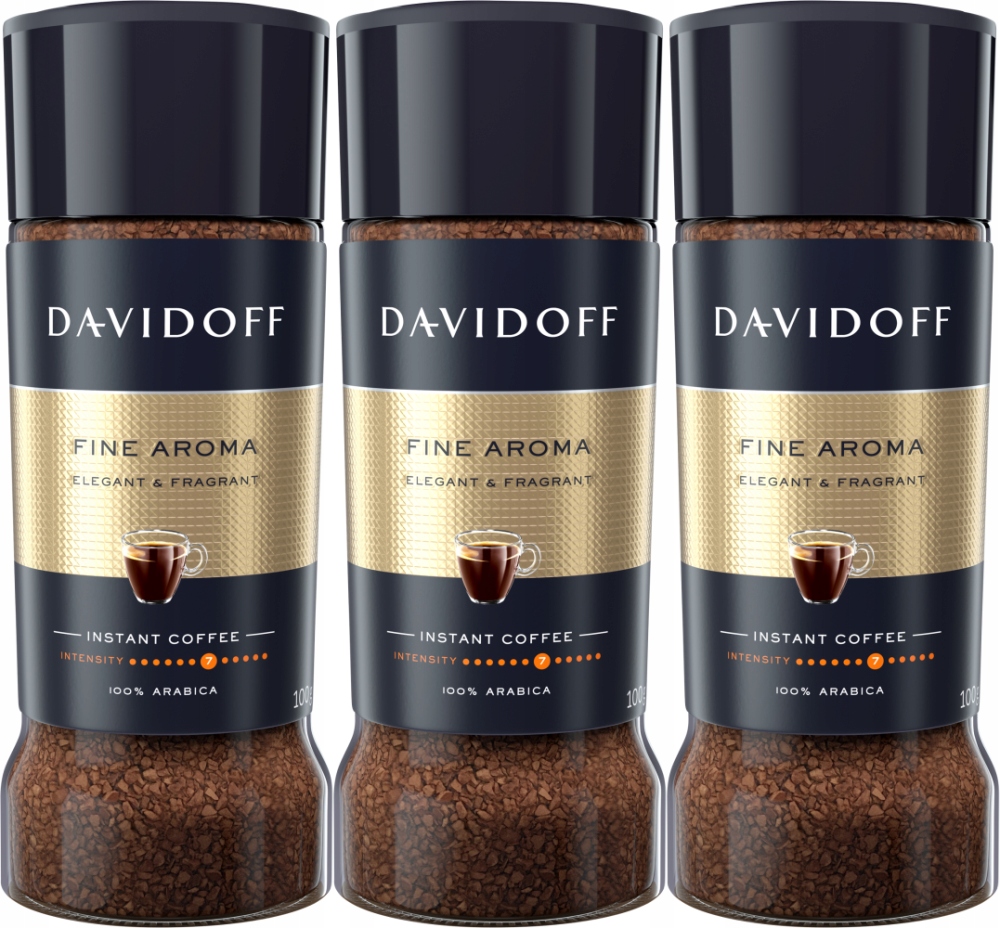 Davidoff Fine kawa rozpuszczalna 100g x3