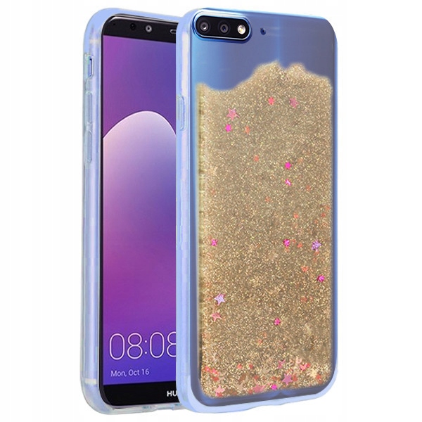 

Etui Do Huawei Y7 Prime 2018 Gwiazdki Brokat Case